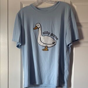 Silly Goose Light Blue T-Shirt